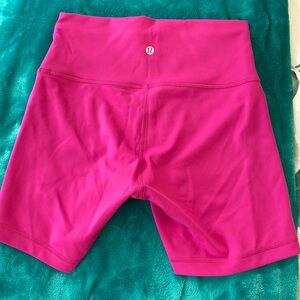 Lululemon wunder under shorts size 8